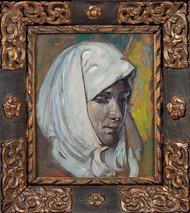 Testa di donna velata